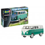 KIT PARA MONTAR REVELL KOMBI VW T1 BUS 1/24 146 PEÇAS REV 07675